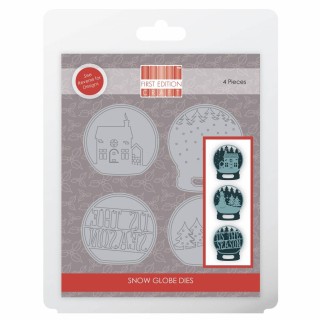(FEDIE257)First Edition Christmas Die - Snow Globe Tis the Season