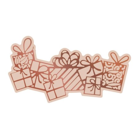 (CO726307)Couture Creations Highland Christmas Cut, Foil & Emboss Die Flurry of Presents