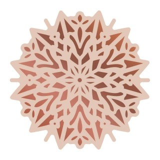 (CO726308)Couture Creations Highland Christmas Cut, Foil & Emboss Die Poinsettia Doily