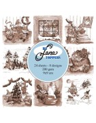 (BLT010)By Lene Toppers Elves & Gnomes Sepia