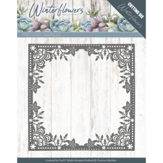(PM10138)Dies - Precious Marieke - Winter Flowers - Ice Flower Frame