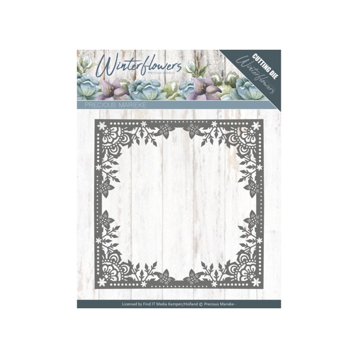 (PM10138)Dies - Precious Marieke - Winter Flowers - Ice Flower Frame