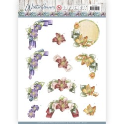 (SB10299)3D Pushout - Precious Marieke - Winter Flowers - Orchids