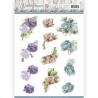 (SB10302)3D Pushout - Precious Marieke - Winter Flowers - Roses