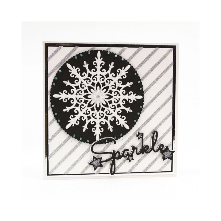 (758N)Tonic Studios Nuvo glitter drops 30ml white blizzard