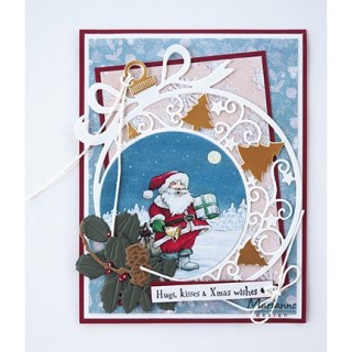 (HK1704)3D Hetty's Santas