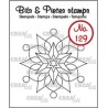 (CLBP129)Crealies Clearstamp Bits & Pieces snowflake A