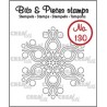 (CLBP130)Crealies Clearstamp Bits & Pieces snowflake B