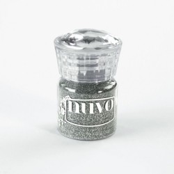 (597N)Tonic Studios Nuvo embossing powder glitter silver moonlight