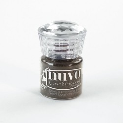 (612N)Tonic Studios Nuvo embossing powder hot chocolate