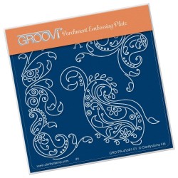 (GRO-FL-41026-01)Groovi® Baby plate A6 PRIMROSE ROUND