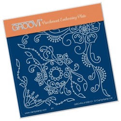 (GRO-PA-41080-01)Groovi® Baby plate A6 TINA'S HENNA PETITES (E)