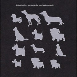 (TP3519E)PCA® - EasyEmboss Outlines or Silhouettes Dogs 1
