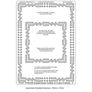 (TP3523E)PCA® - EasyEmboss Outline or Cutout Frames 4