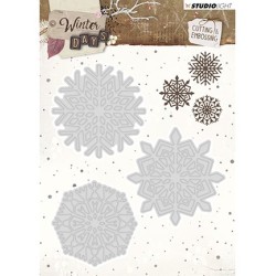 (STENCILWD109)Studio Light Cutting and Embossing Die Winter Days, nr.109