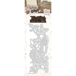 (STENCILWD114)Studio Light Cutting and Embossing Die Winter Days, nr.114