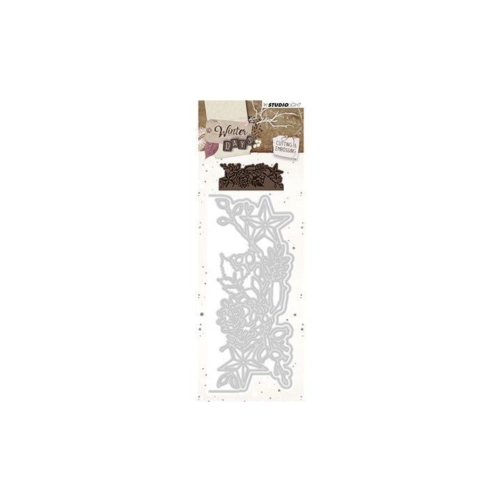 (STENCILWD114)Studio Light Cutting and Embossing Die Winter Days, nr.114