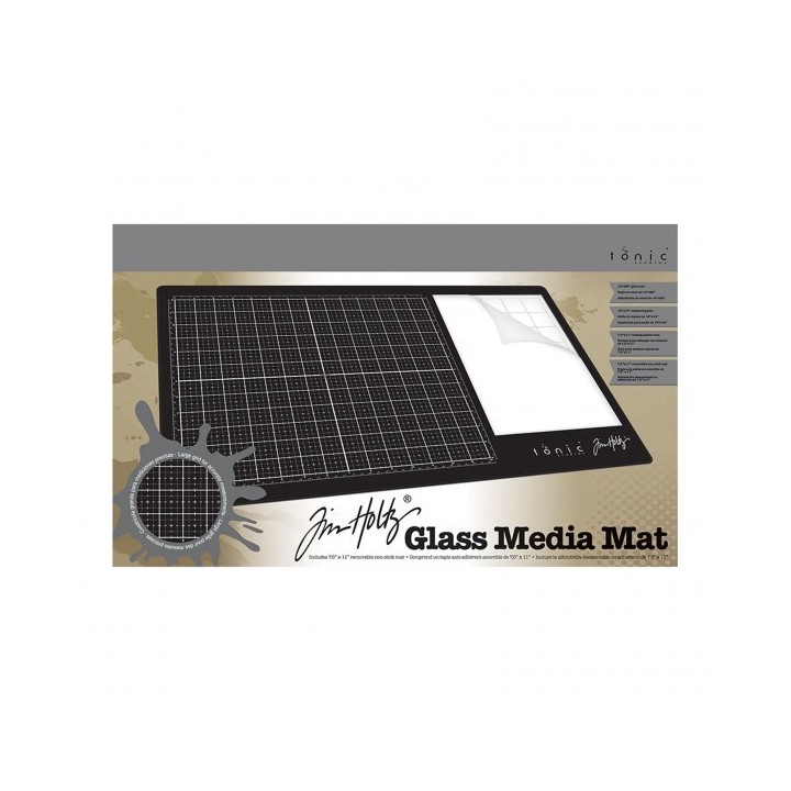 (1914E)Tonic Studios Tools - Glass Media Mat (58,4x35,6cm) Tim Holtz
