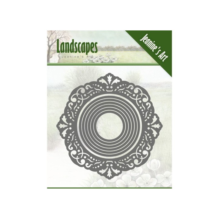 (JAD10051)Dies - Jeanine's Art - Landscapes-circles