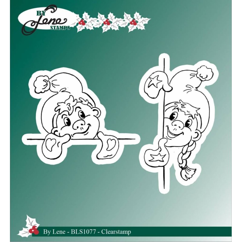 (BLS1077)By Lene Clearstamps Elves