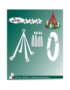 (BLD1116)By Lene Cutting & Embossing Dies Advent Wreath