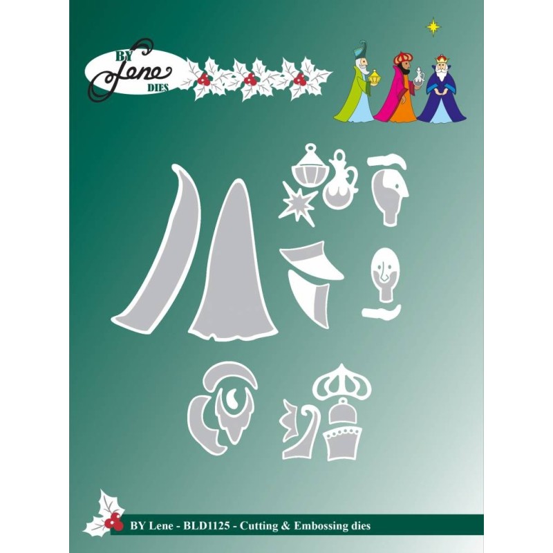 (BLD1125)By Lene Cutting & Embossing Dies Wise Men (BLD1125)By Lene Cutting & Embossing Dies Wise Men