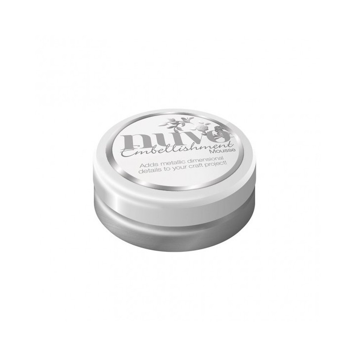 (803N)Tonic Studios  Embellishment Mousse Nuvo pure platinum