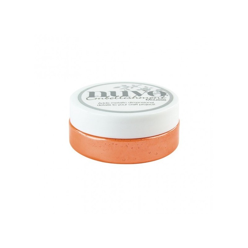 (812N)Tonic Studios  Embellishment Mousse Nuvo orange blush
