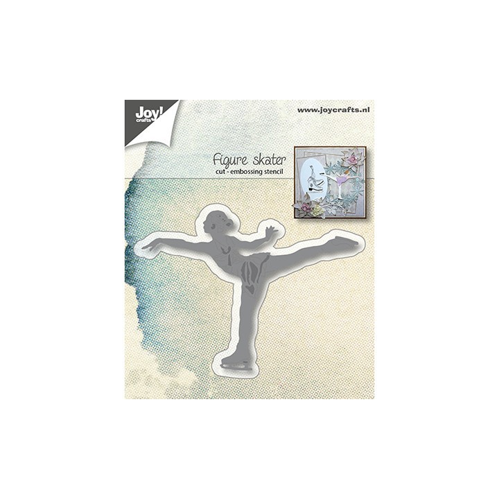 (6002/1055)Cutting & Embossing Figure skating lady