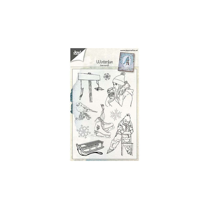 (6410/0494)Clear stamp Winterfun