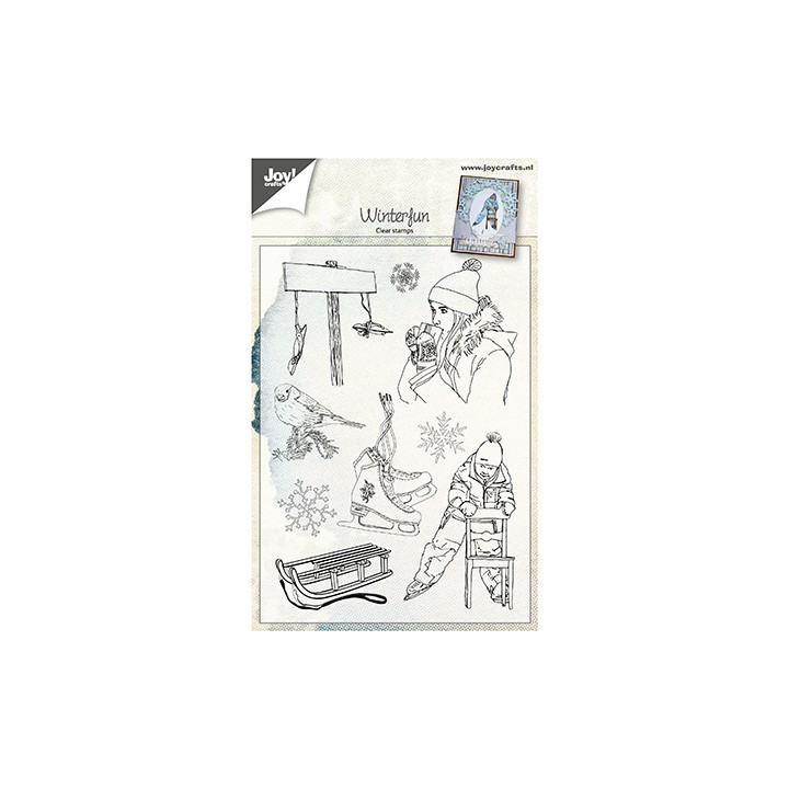 (6410/0494)Clear stamp Winterfun