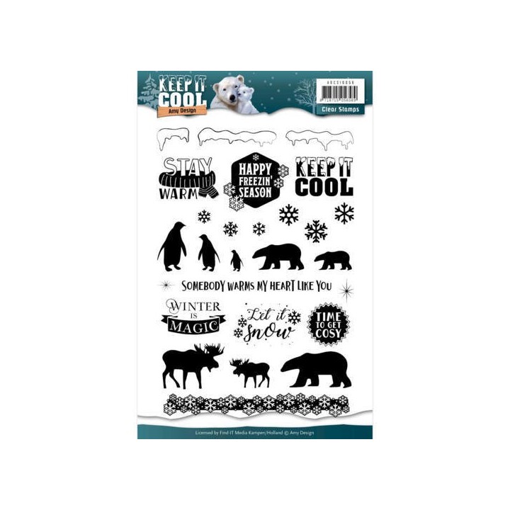 (ADCS10056)Clearstamp - Amy Design - Keep it Cool
