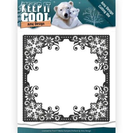 (ADD10158)Dies - Amy Design - Keep it Cool - Cool Square Frame