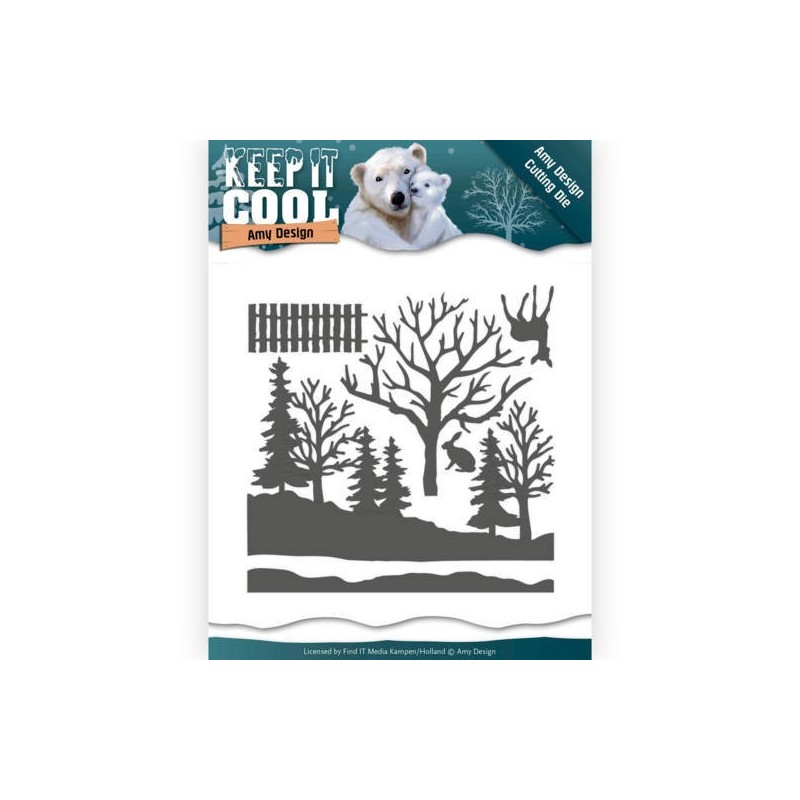 (ADD10160)Dies - Amy Design - Keep it Cool - Cool Forest