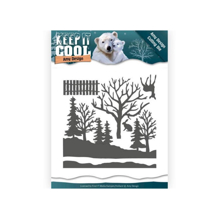 (ADD10160)Dies - Amy Design - Keep it Cool - Cool Forest