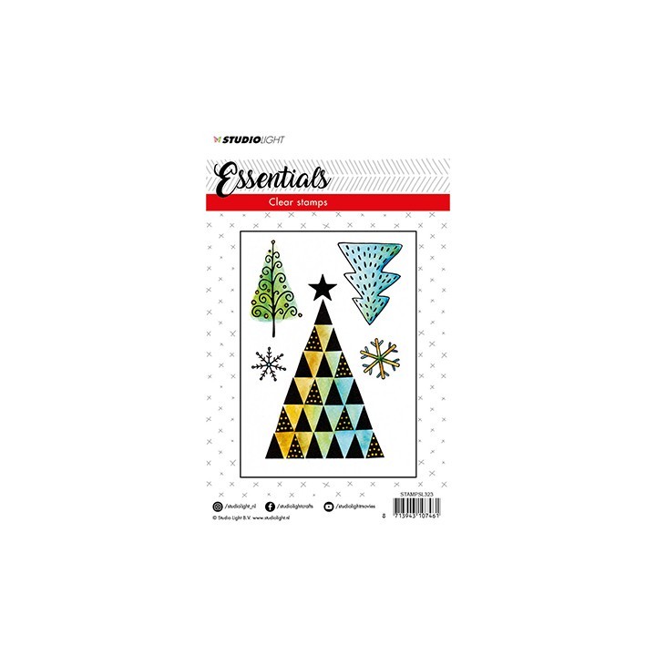 (STAMPSL323)Studio light Stamps Essentials, nr.323