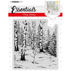 (CLINGSL01)StudioLight Cling Stamp Essentials, Christmas, nr.01