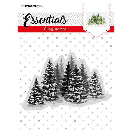 (CLINGSL02)StudioLight Cling Stamp Essentials, Christmas, nr.02