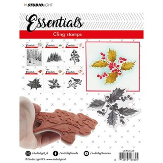 (CLINGSL05)StudioLight Cling Stamp Essentials, Christmas, nr.05