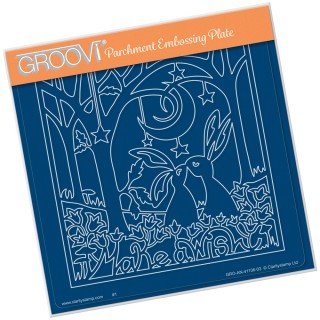 (GRO-AN-41106-03)Groovi Plate A5 MAKE A WISH