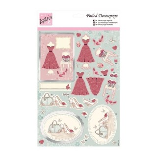 (ANT 169536)Anita's Foiled Decoupage Dressing Up
