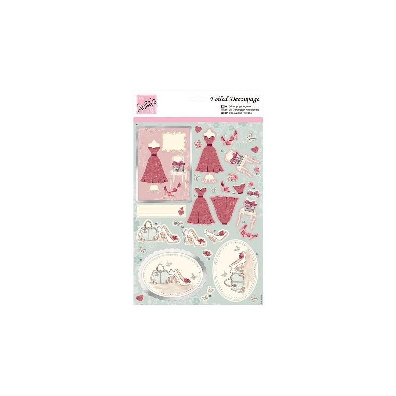(ANT 169536)Anita's Foiled Decoupage Dressing Up