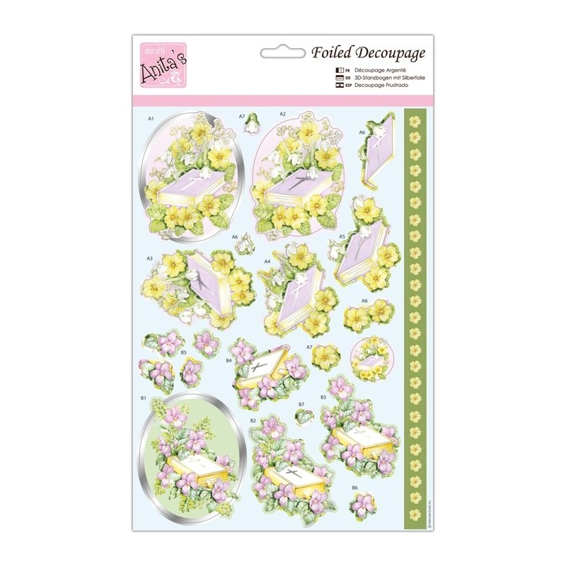 (ANT 169846)Anita's Foiled Decoupage Spring Service