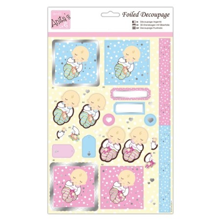 (ANT 169847)Anita's Foiled Decoupage Extra Sweet