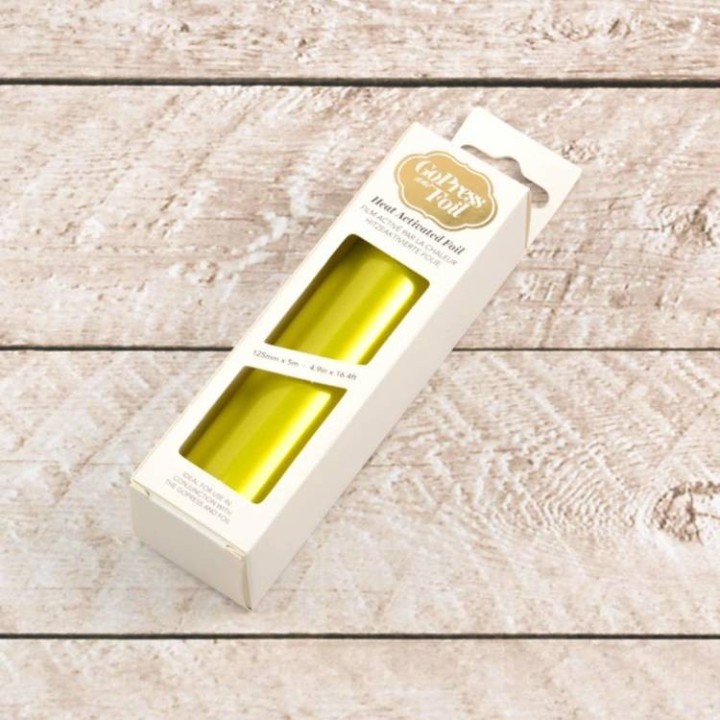 (CO725354)Couture Creations Heat Activated Gold Foil (Yellow Matte Finish)