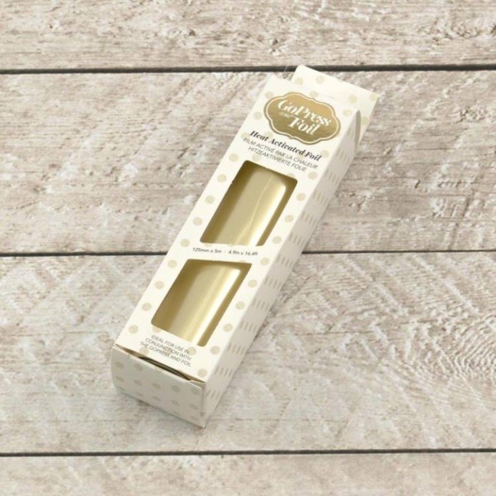 (CO725695)Couture Creations Heat Activated Champagne Foil (Mirror Finish)
