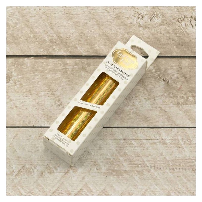 (CO726042)Couture Creations Heat Activated Gold Foil (Iridescent Pillars Finish)