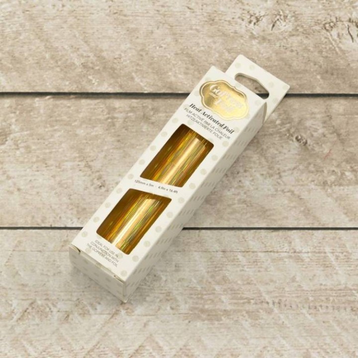 (CO726042)Couture Creations Heat Activated Gold Foil (Iridescent Pillars Finish)