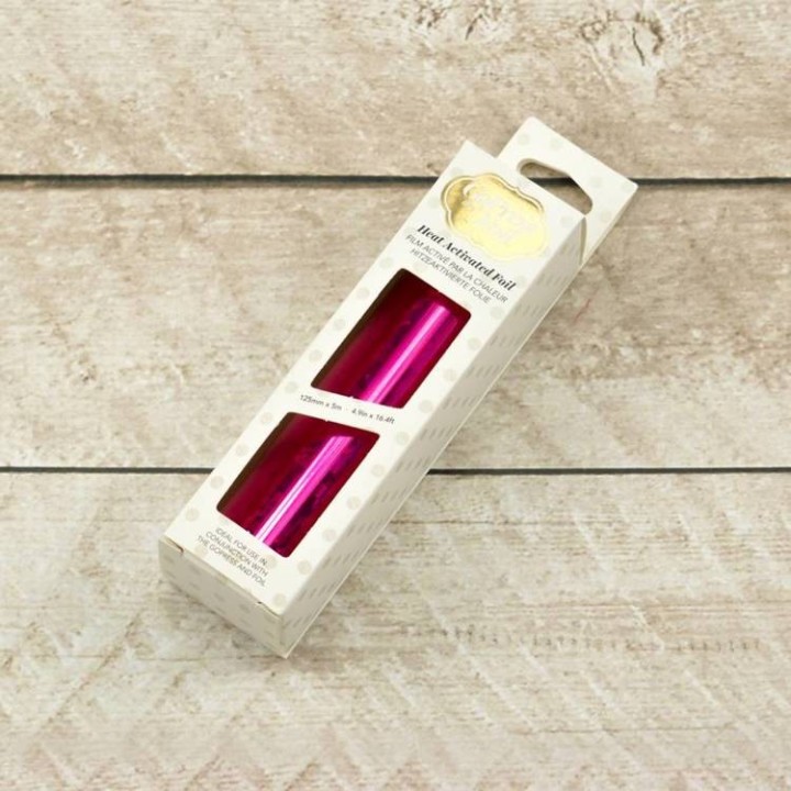 (CO726044)Couture Creations Heat Activated Pink Foil (Iridescent Triangular Finish)