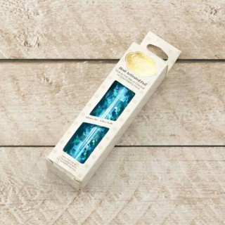 (CO726050)Couture Creations Heat Activated Cyan Foil (Iridescent Triangular Pattern)